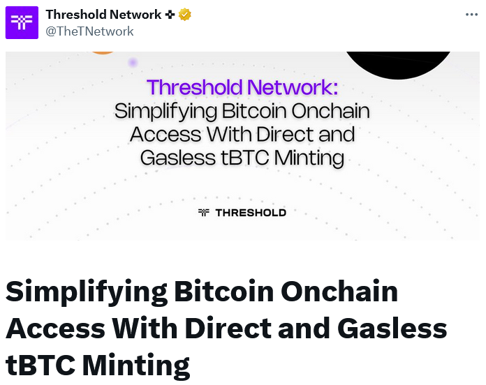 Threshold Nâng Cấp Cầu Nối tBTC – Mở Cánh Cửa DeFi Bitcoin Cho Các Tổ Chức Tài Chính