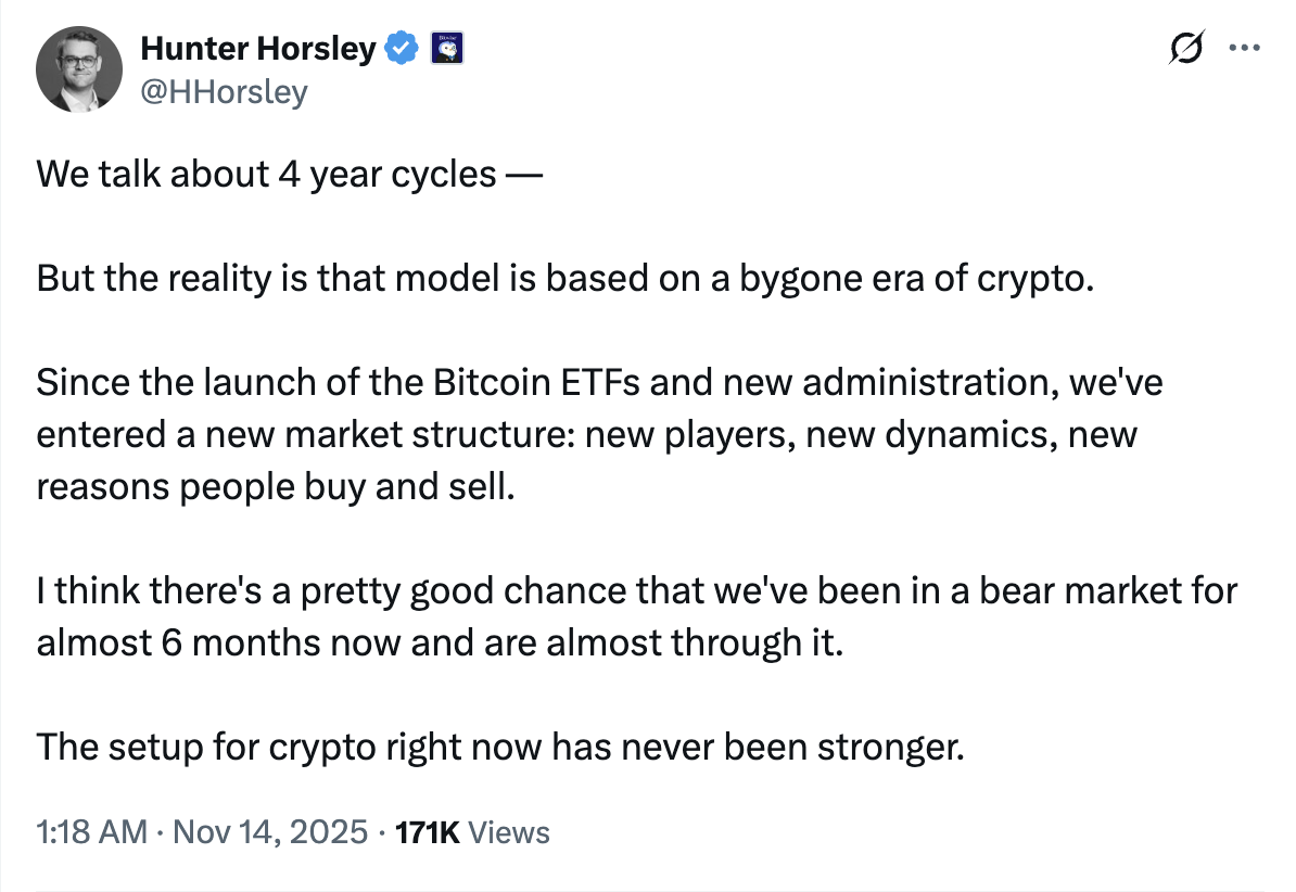 Crypto's Long-Term Fundamentals 'Have Never Been Stronger' — Bitwise CEO